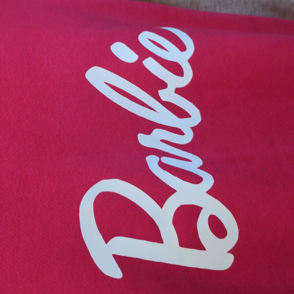 Barbie WMS Varsity Jacket Letterman Style BARBIECORE NWOT - Picture 13 of 14